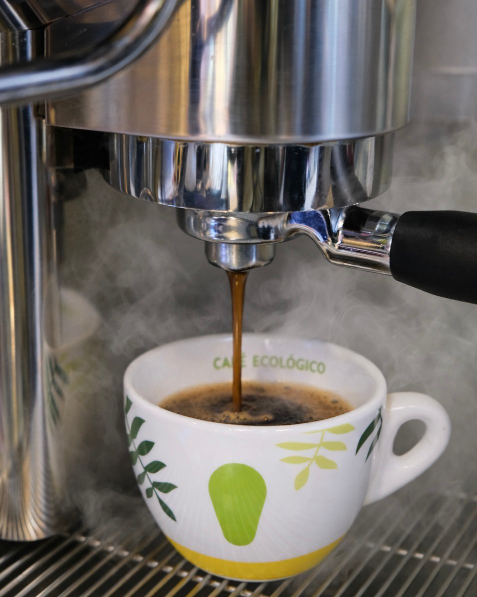 Fresh organic coffee