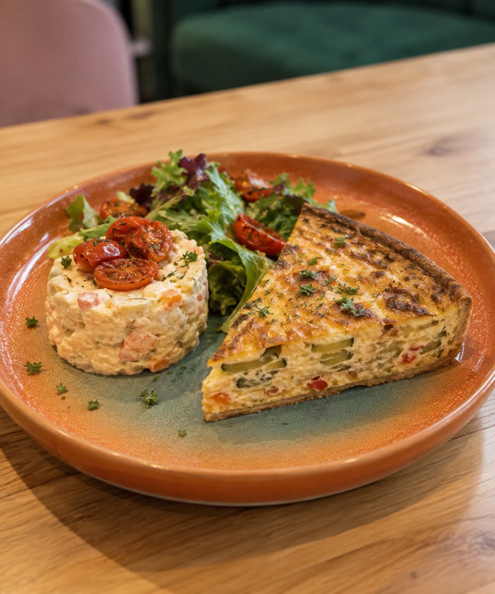 Vegetable quiche