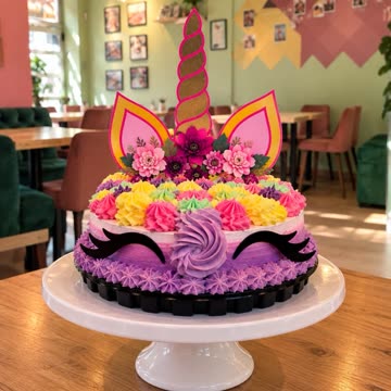 Tarta con decoración avanzada