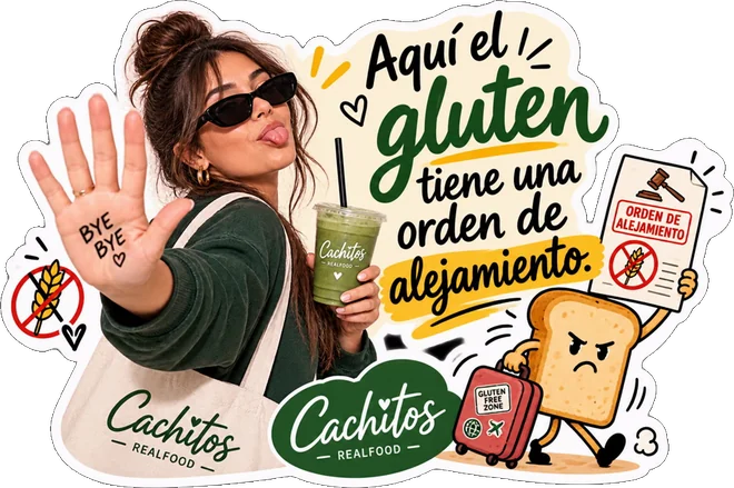 «El gluten, orden de alejamiento» by Cachitos, on sale at Cachitos